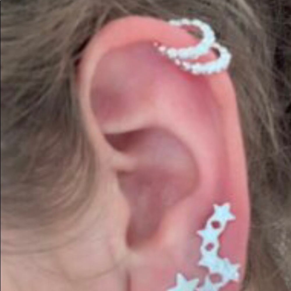 New Fashion Star Charm  &Cuffs Earring - Picture 2 of 4